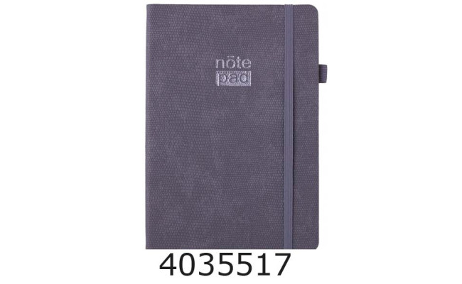 Блокнот А5 96 арк. обкл. шт. шкіра кл. Buromax 