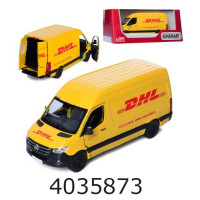 Машинка метал. Mercedes-Benz Sprinter DHL Kinsmart (24/96) 5429W