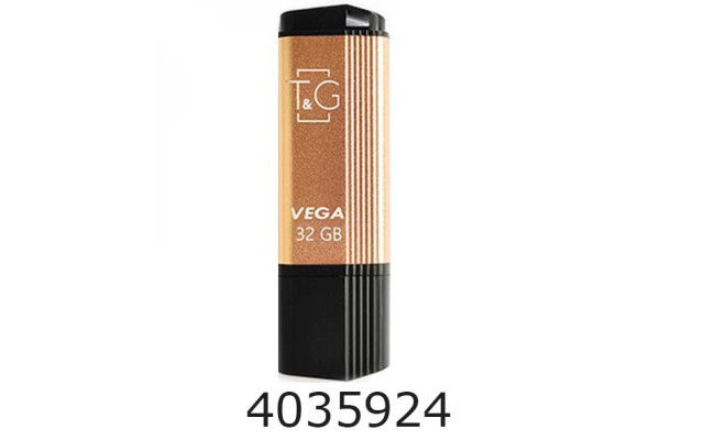 Flash USB 32Gb T&G Vega 121 Gold 2.0 T&G