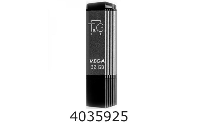 Flash USB 32Gb T&G Vega 121 Grey 2.0 T&G