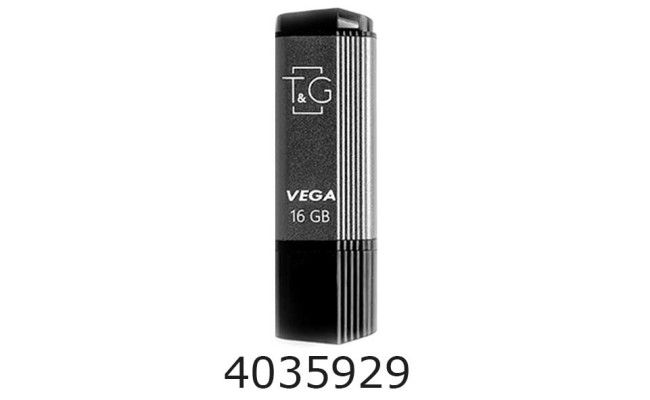 Flash USB 16Gb T&G Vega 121 Grey 2.0 T&G