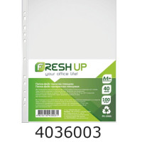 Файли А4 0.04мм Fresh Up глянц. ціна за 100шт (20) FR-20-40