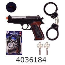 Поліцейський набір на листі  муз. світ. 17*26*3см (72/144) HSY-120