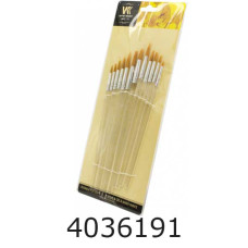 Пензлі в наборі 12шт. J.Otten нейлон круглі K1356 (12) 742531В