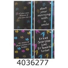 Блокнот А5 96 арк. карт. обкл. на резинці Navigator 14*20см (105) 70526-NV