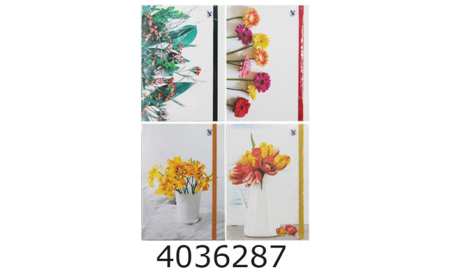 Блокнот А5 96 арк. карт. обкл. на резинці Navigator 14*20см (105) 70536-NV