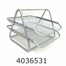 Лоток гориз. збірний 2 відд. метал срібний 