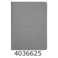 Щоденник А5 дат. 2024р. Buromax STEEL срібний штуч. шкіра (20) BM.2127-24