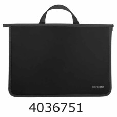 Портфель на 2 відд. Economix пласт. на блискавці чорний (20) E31630-01