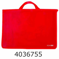 Портфель на 2 відд. Economix пласт. на блискавці, червоний (30) E31630-03