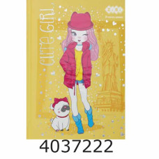 Блокнот А6 64 арк. тв. обкл. кл. 