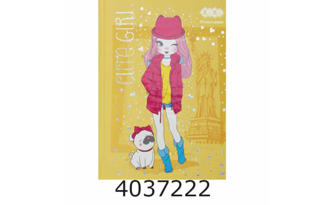 Блокнот А6 64 арк. тв. обкл. кл. 