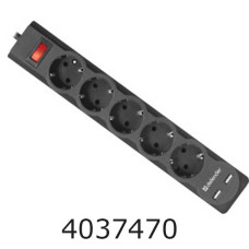 Подовжувач мереж. 5.0м 6 розеток з вимикачем Defender white/ black 99496/99493 DFS 155 Подовжувач мереж. 5.0м 6 розеток з вимикачем Defender white/ black 99496/99493 DFS 155