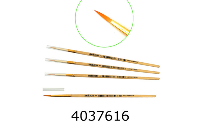 Пензлі нейлон круглий 15см Josef Otten №1 (1-K-N ) (25) 715318В