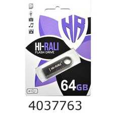 Flash USB 64Gb Shuttle 2.0 metal Black Hi-Rali