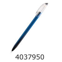 Ручка кульк. Axent Direct прорезин. корпус синя 05мм (12/144) AB1002-02-А