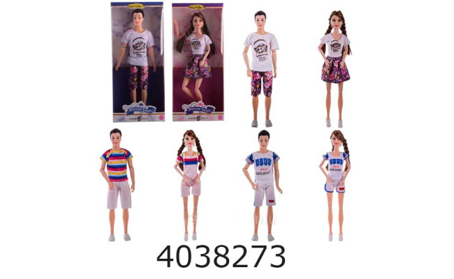 Лялька Барбі/Кен в коробці 6 видів 14*32см (36/72) HX1989D5