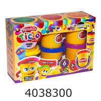 Тісто для ліпки Master Do в тубі 6 кольорів Danko Toys + (8) TMDB-01-01