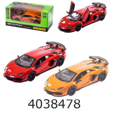 Машинка метал. Lamborghini Aventador SVJ муз. світ. відкр. двері  Автопром (24/48) 68473