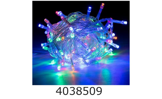 Гірлянда ел. 200 LED проз. провід мультиколір (100) 1120-01