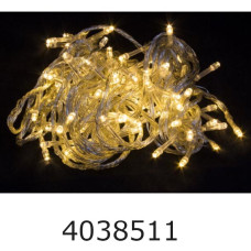 Гірлянда ел. 200 LED проз. провід білий теплий (100) 1120-07