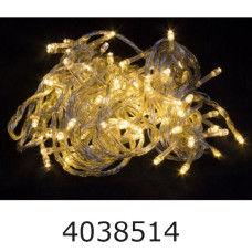 Гірлянда ел. 300 LED проз. провід білий теплий (60) 1130-07