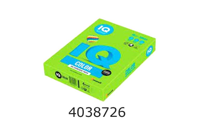 Папір кольор. А4 80г/м2 100 арк. інтенс. R LG46 зелена липа R50850