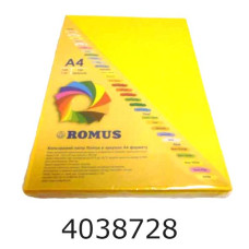 Папір кольор. А4 80г/м2 100 арк. інтенс. SY40 сонячно-жовтий (R50836) R50836