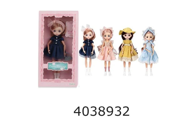 Лялька в коробці на шарнірах 5 видів 15*30*5см (36) PS-2101