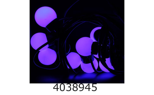 Гірлянда ел. 10 LED вулична 4.5м синій 123348