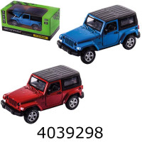 Машинка метал. Jeep Wrangler муз. світ. відкр. двері Автопром 68331