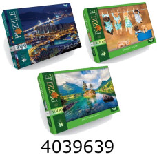 Пазли 1000 ел. Puzzle асорті Danko toys (10) C1000