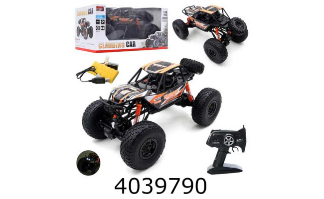 Машина радіо акум. Джип гум. над. кол аморт. протиуд. корп. світ. в коробці 50*26*30см (6) 2837