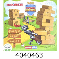Гра Дженга Tower Defense 36 брусків + 64 картки Maximus (11) 5472 н/з
