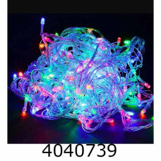 Гірлянда ел. 400 LED проз. провід мультиколір 1140-01