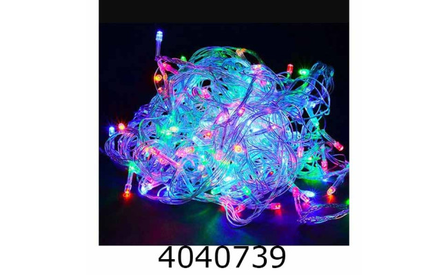 Гірлянда ел. 400 LED проз. провід мультиколір 1140-01