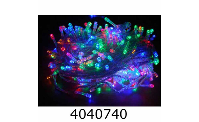 Гірлянда ел. 500 LED проз. провід мультиколір 1150-01