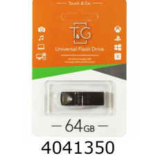 Flash USB 64Gb T&G 117 2.0 Metall чорний T&G