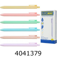 Ручка кульк. авт. Buromax Rubber Touch асорті корпусів 05 мм синя (144) BM.8242 Ручка кульк. авт. Buromax Rubber Touch асорті корпусів 05 мм синя (144) BM.8242