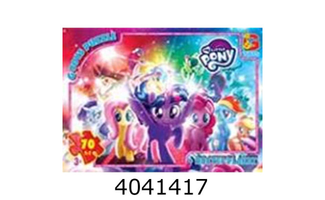 Пазли 70 ел. midi G-Toys ліцензія 