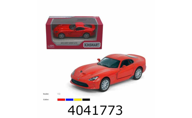 Машинка метал. Kinsmart Dodge Viper SRT GTS 2013 (24/96) 5363W