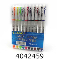 Ручка гелева в наборі 10шт. Piano PG-811-10 0.5мм (12) 743932В