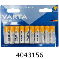 Батарейка Varta Energy R6/10 блістер ціна за 10шт. AA Батарейка Varta Energy R6/10 блістер ціна за 10шт. AA