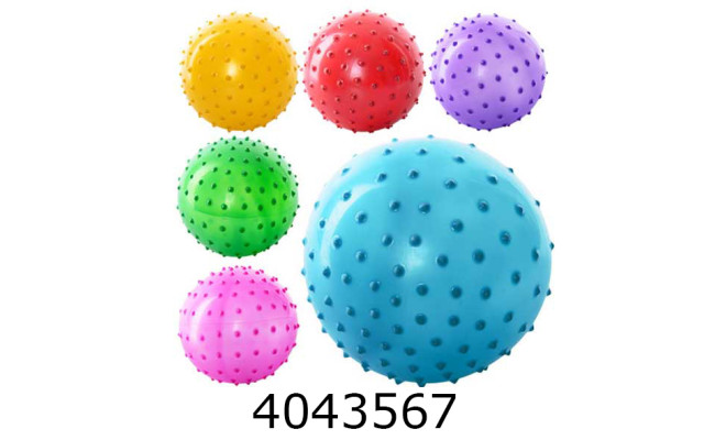 Мяч масажер 6см 20г 5 кольорів ціна за 10шт (25) MS 0021