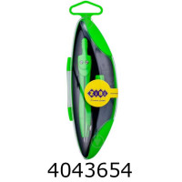 Циркуль ZiBi START NEON в тв. футлярі +грифель салатовий KIDS Line (24) ZB.5323NS-15