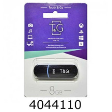Flash USB 8Gb T&G 2.0 Jet 012 чорний T&G