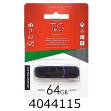 Flash USB 64Gb T&G 2.0 Jet 012 чорний T&G