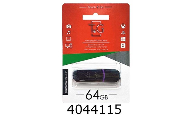 Flash USB 64Gb T&G 2.0 Jet 012 чорний T&G