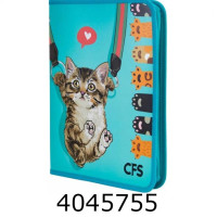 Папка на блискавці А4 пластик Cool for school 