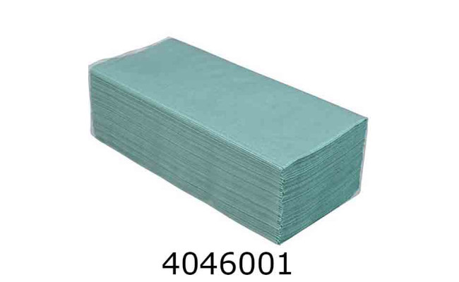 Рушник паперовий макулатурний V-подібні.200шт. зелені BUROCLEAN (20) 10100107